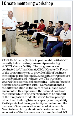 Mentoring - I Create Goa